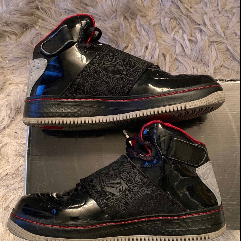 ( Used ) Air Jordan Fusion 20 'Black Stealth'
( Size US Men's 9.5 ) - Picture 2 of 11